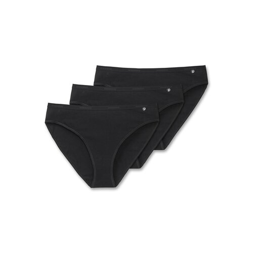 Schiesser 3-Pack Tai dames slip - Zwart Schiesser 3-Pack Tai dames slip - Zwart
