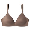 Schiesser BH met vulling zonder beugel - Invisible soft - Comfort invisible bh die niet doorschijnt - Huidskleur - Zwart