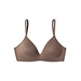 Schiesser BH met vulling zonder beugel - Invisible soft - Comfort invisible bh die niet doorschijnt - Huidskleur - Zwart - Cacao