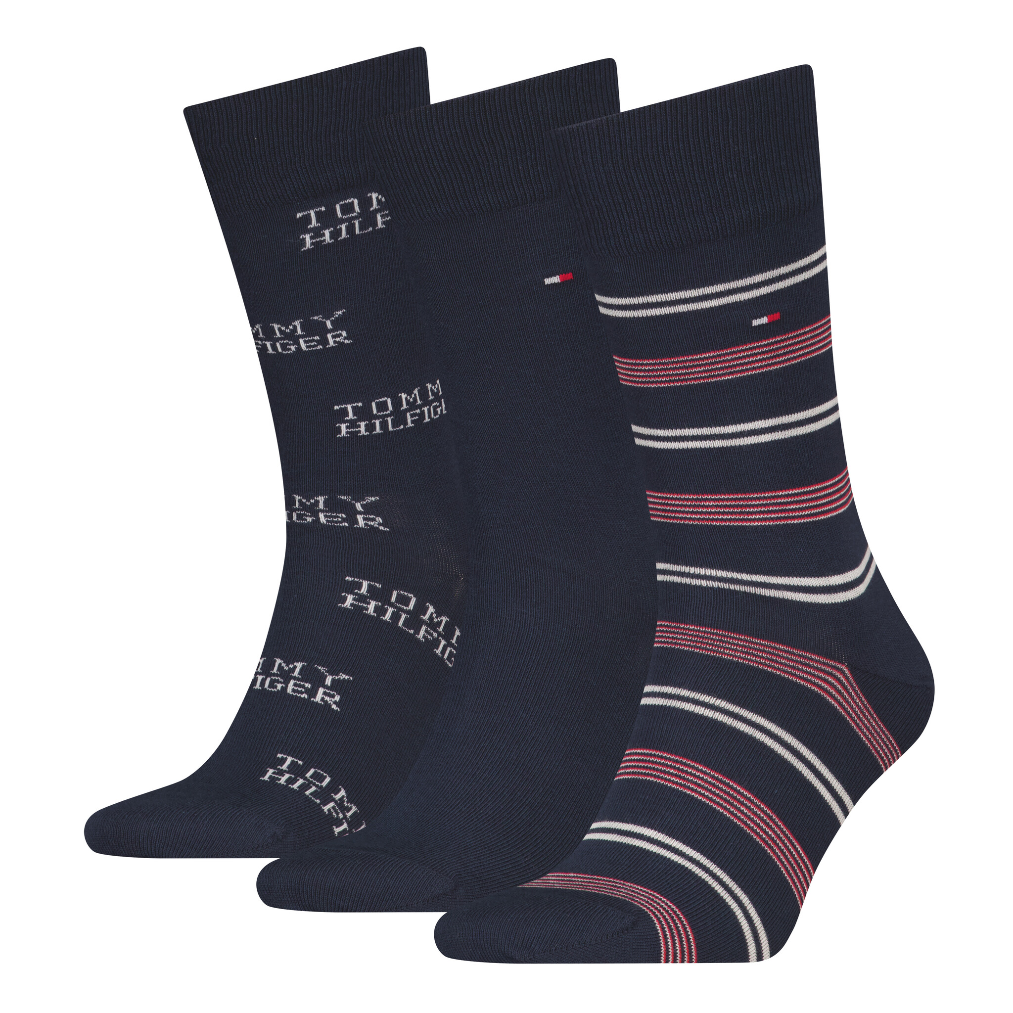 Tommy Hilfiger 3-paar - heren sokken - Blue combi