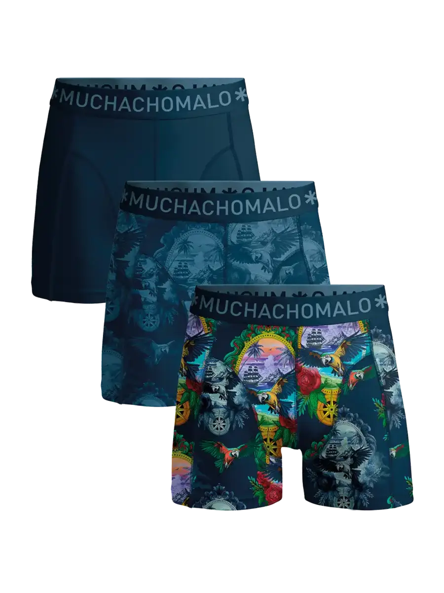 Muchachomalo 3-Pack Heren Boxershort - Tree friends  - katoenen heren onderbroeken