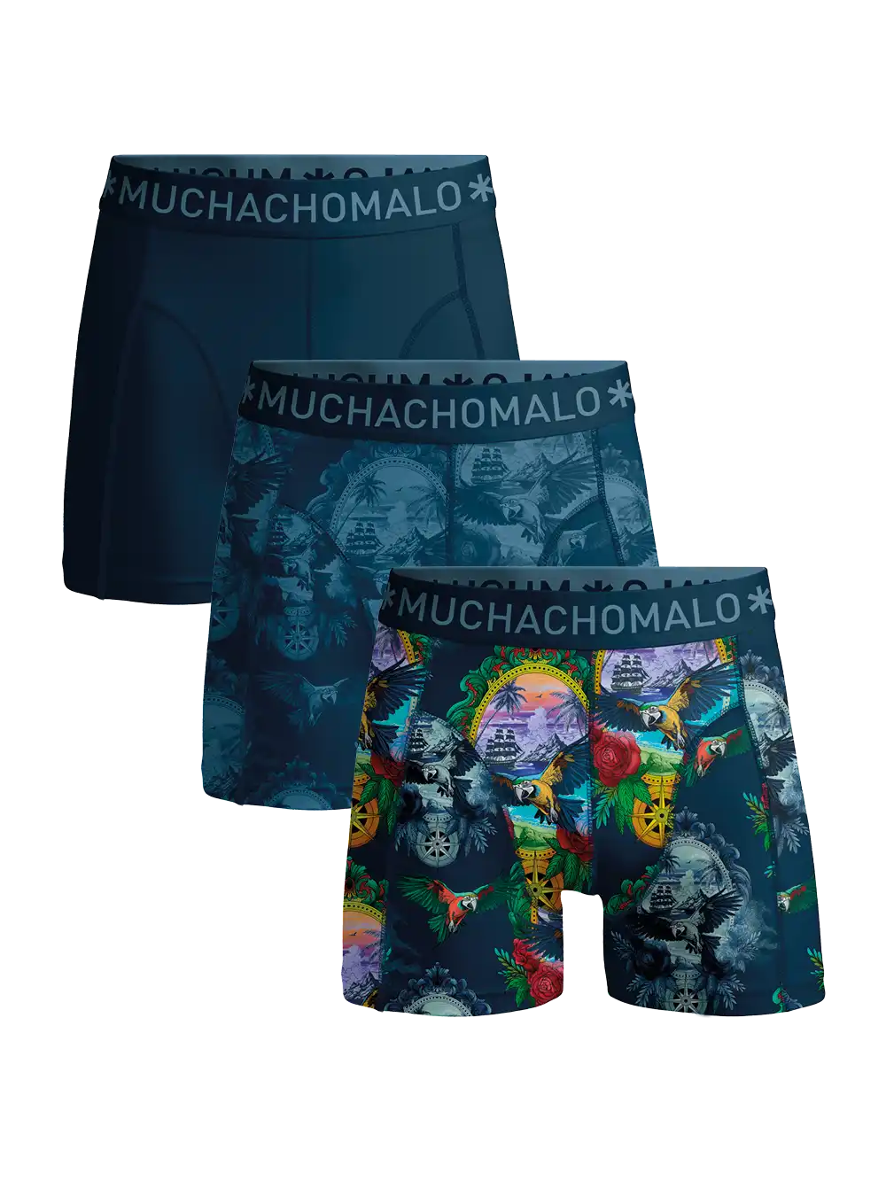 Muchachomalo 3-Pack Heren Boxershort - Tree friends Muchachomalo 3-Pack Heren Boxershort - Tree friends
