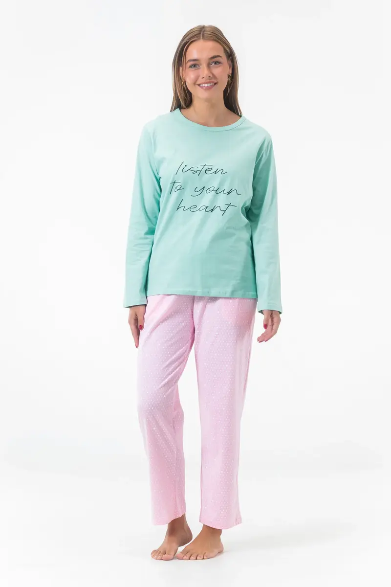 Gaubert dames pyjama -  katoen - katoenen dames nachtkleding goedkoop - Copy