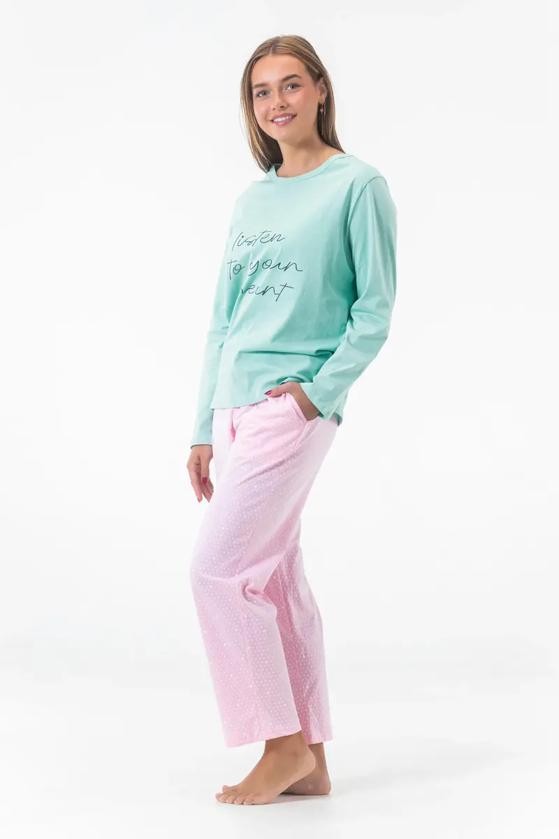 Gaubert dames pyjama -  katoen - katoenen dames nachtkleding goedkoop - Copy