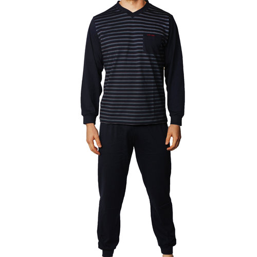 Gentlemen Gentlemen tricot heren pyjama 4170 - V-hals Gentlemen Gentlemen tricot heren pyjama 4170 - V-hals