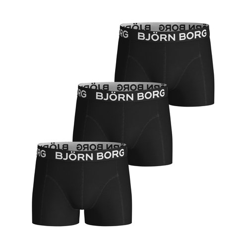 Bjorn Borg ondergoed Bjorn Borg jongens boxershorts 3-Pack Black Bjorn Borg ondergoed Bjorn Borg jongens boxershorts 3-Pack Black