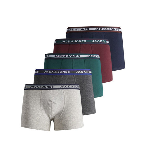 Jack & Jones heren boxershort 5-Pack - Sea Moss Jack & Jones heren boxershort 5-Pack - Sea Moss
