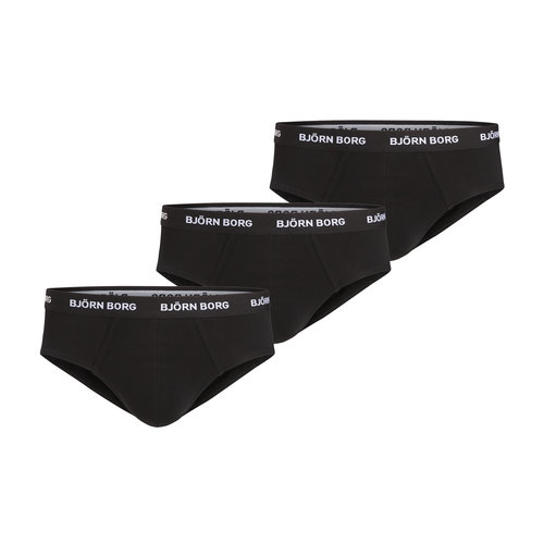 Bjorn Borg Heren slip 3-pak - Zwart - Black Bjorn Borg Heren slip 3-pak - Zwart - Black