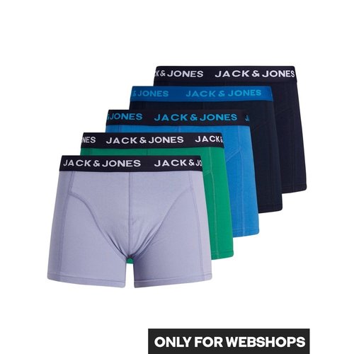 Jack & Jones heren boxershort 5-Pack - Purple Impression Jack & Jones heren boxershort 5-Pack - Purple Impression