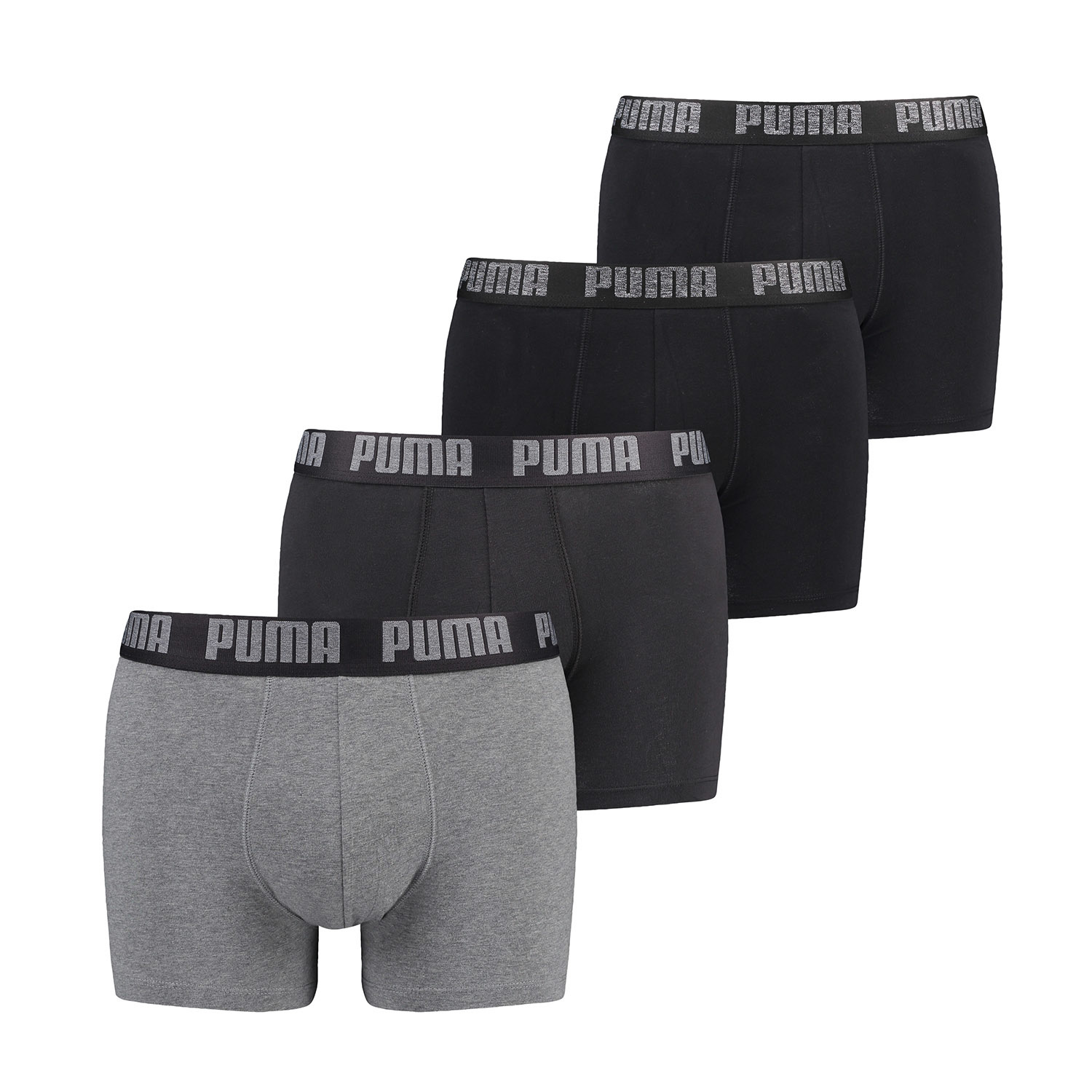 Puma 4-pack Heren Boxershort - Black - Sliponline