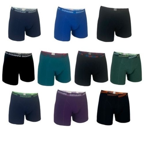 Giovanni Heren Boxershort 10-pak - Black Combi Giovanni Heren Boxershort 10-pak - Black Combi