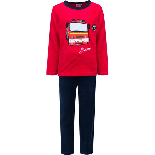 Marvel jongens pyjama Fleece - Fireman - Rood Marvel jongens pyjama Fleece - Fireman - Rood