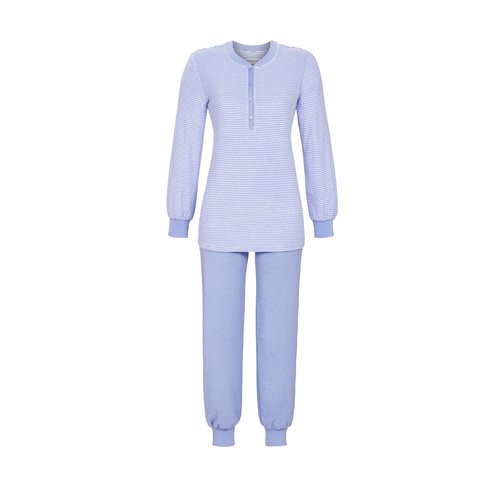 Ringella dames Badstof pyjama - Blue Bell Ringella dames Badstof pyjama - Blue Bell