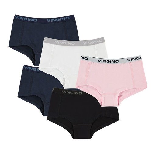 Vingino ondergoed Vingino meisjes boxershorts 5-Pack 72303 Vingino ondergoed Vingino meisjes boxershorts 5-Pack 72303