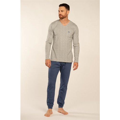 Eskimo heren pyjama Katoen - Paolo - 43049 Eskimo heren pyjama Katoen - Paolo - 43049