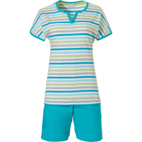 Pastunette dames shortama - Summer stripe Pastunette dames shortama - Summer stripe