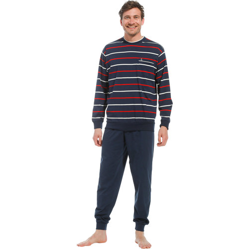 Robson Heren pyjama Katoen - Dark Blue Robson Heren pyjama Katoen - Dark Blue