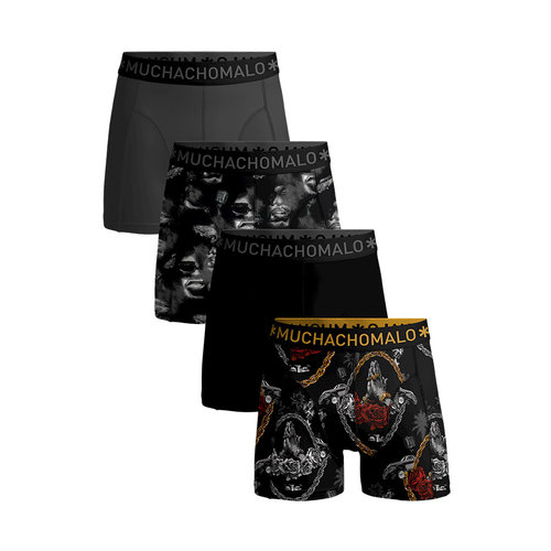 Muchachomalo Heren Boxershort - 4-Pack - Gangsta Paradise Muchachomalo Heren Boxershort - 4-Pack - Gangsta Paradise