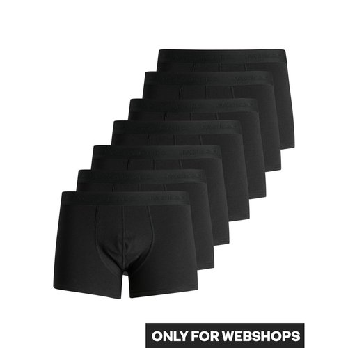 Jack & Jones heren boxershort 7-Pack - Black Simply Jack & Jones heren boxershort 7-Pack - Black Simply