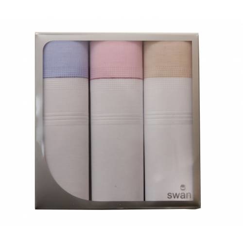 Swan Dames zakdoeken 3-pak online kopen Sliponline - Zakdoekwinkel
