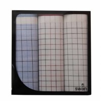 Swan Heren zakdoeken Abel 3 stuks