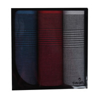 Swan Heren zakdoeken Classic 3 stuks
