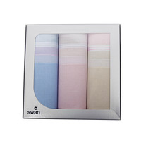 Swan Dames zakdoeken Vintage pastel 3 St