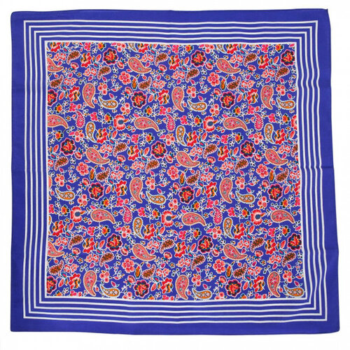 Merkloos Boeren zakdoek  Paisley paars 55 x 55 cm