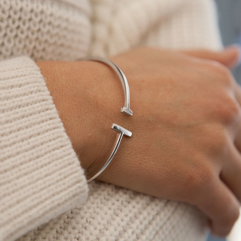 KENSINGTON Silver Scape Bangle
