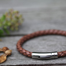 METRO Bono Leather Bracelet Tan