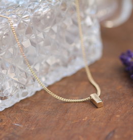 KENSINGTON Gold Petite Bolt Necklace