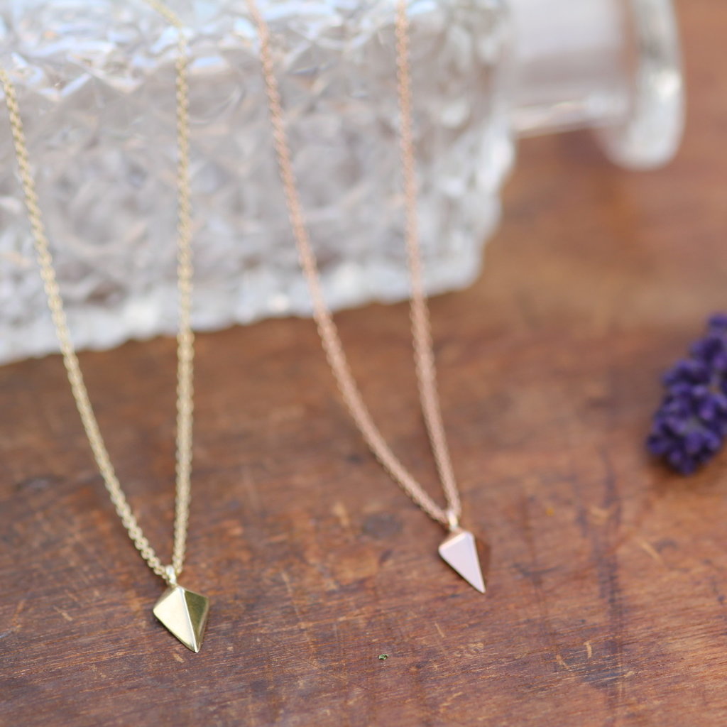 BLOSSOM Gold Kite Necklace