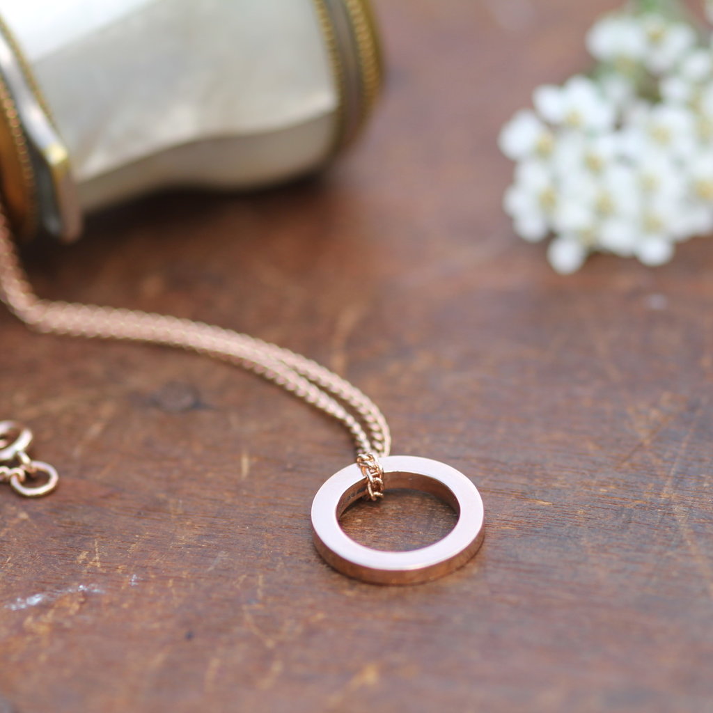 KENSINGTON Rose Gold Polo Necklace