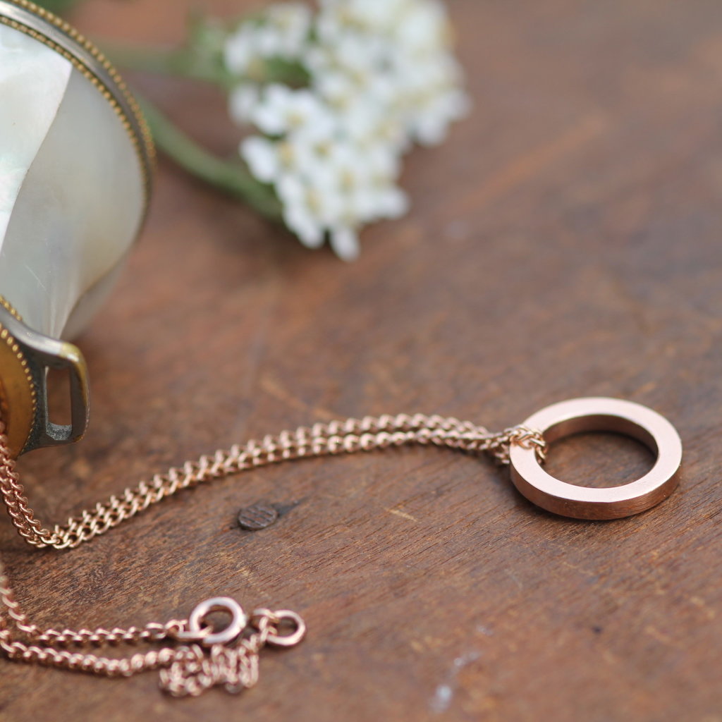 KENSINGTON Rose Gold Polo Necklace