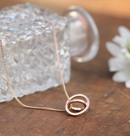 KENSINGTON Rose Gold Petite Sphere Necklace