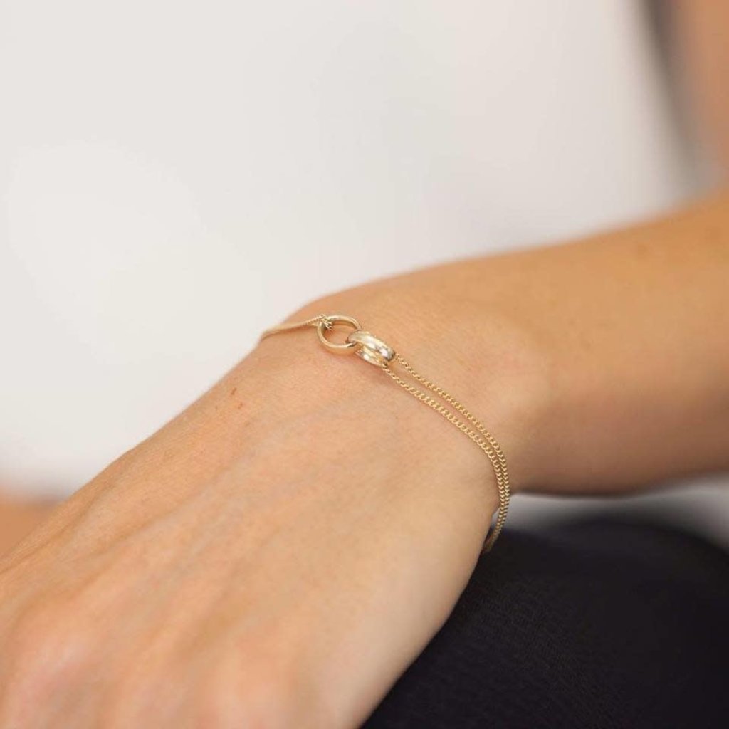 DARCY Gold Eternity Bracelet