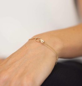 DARCY Gold Eternity Bracelet