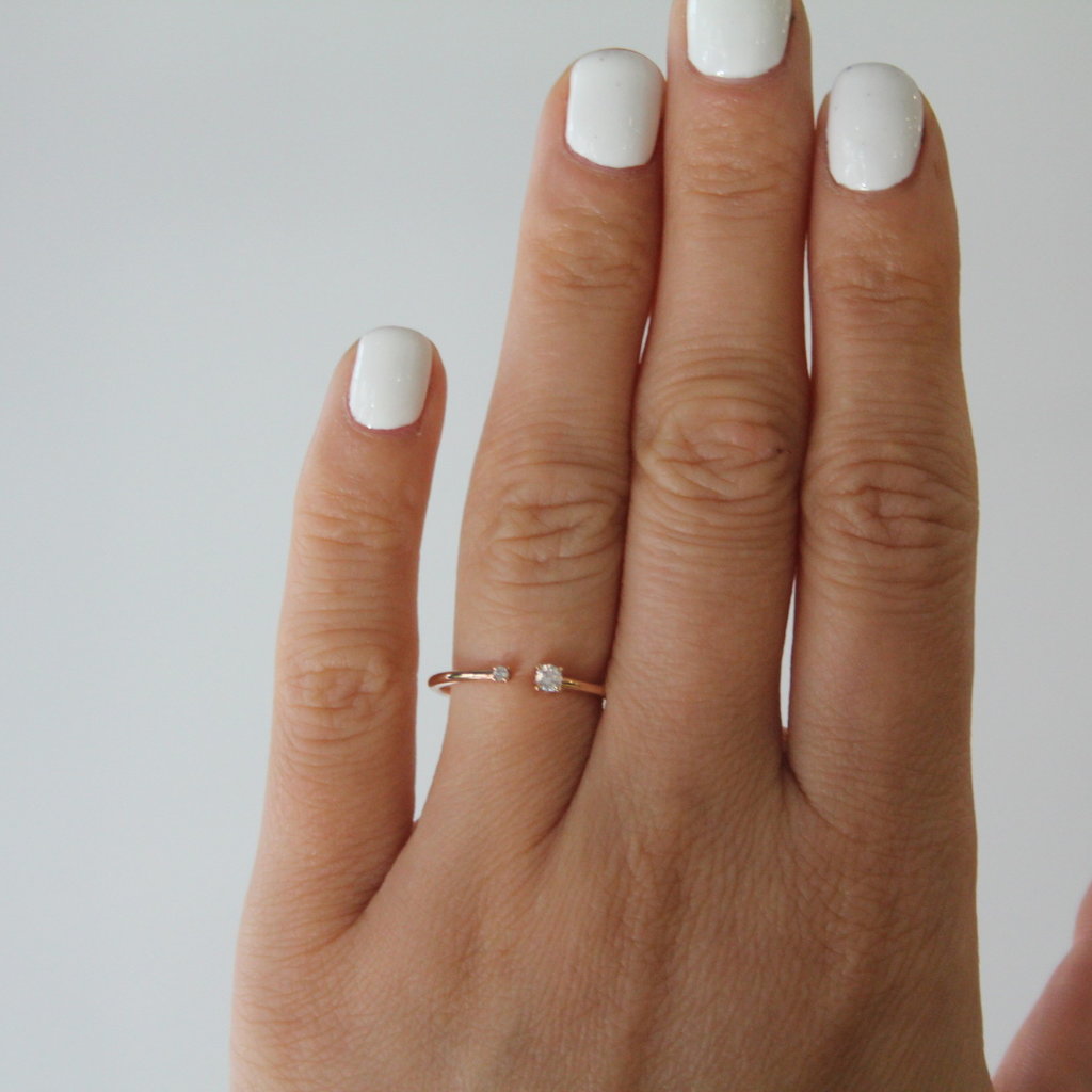 LILA Rose Gold Duo Diamond Ring
