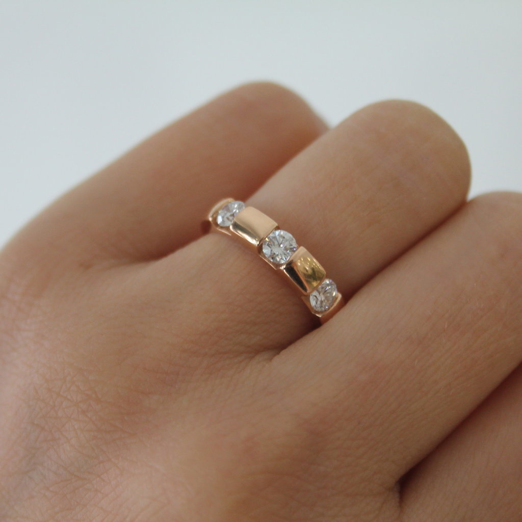 TATE Jessica Rose Gold Diamond Ring