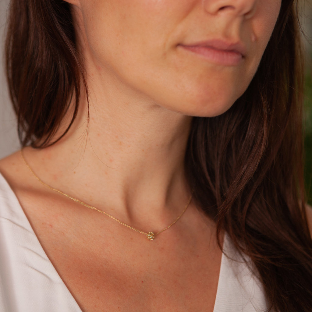 9 Carat Gold Acorn Necklace
