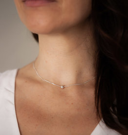 LILA Silver Floating Ball Necklace