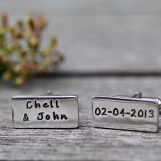PERSONALISED Wedding Cufflinks