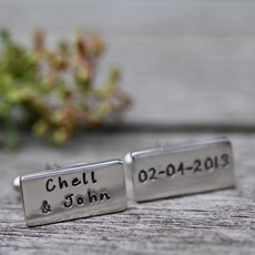 PERSONALISED Wedding Cufflinks