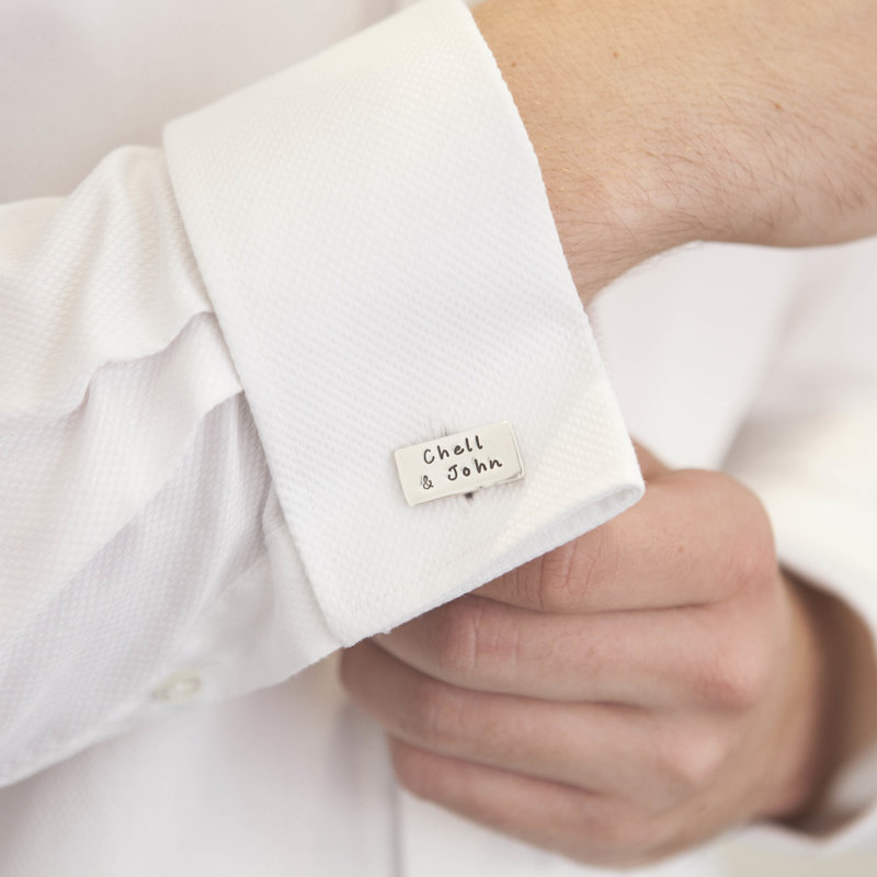 PERSONALISED Wedding Cufflinks