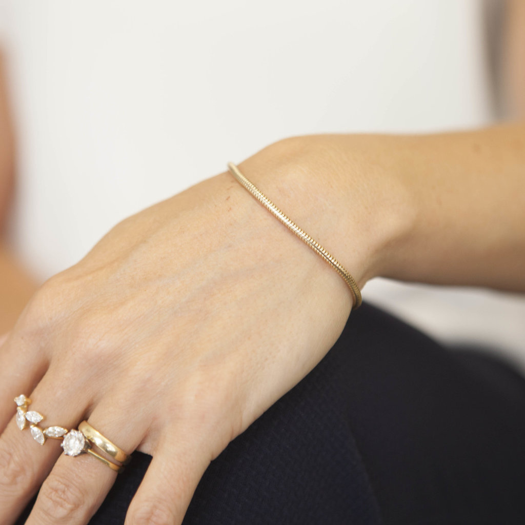 MADISON Gold Snake Chain Bracelet 