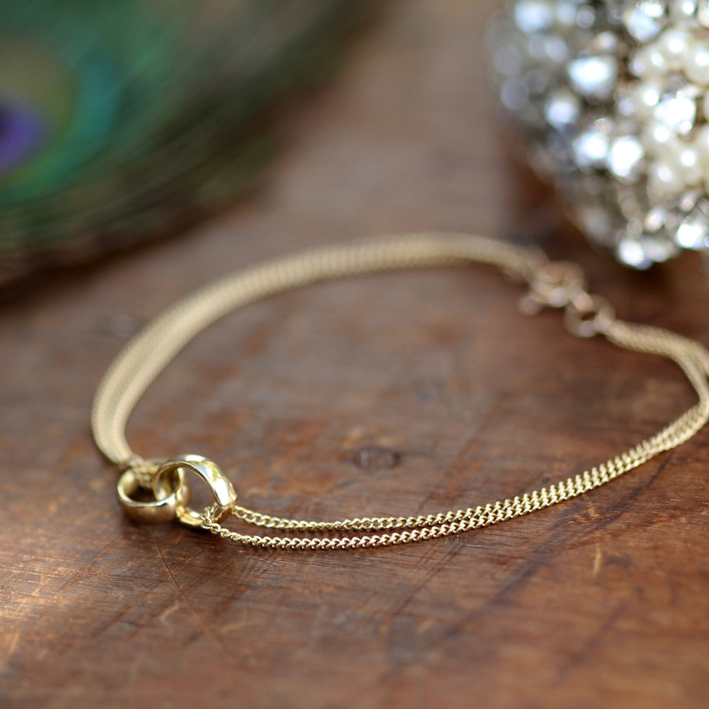 DARCY Gold Eternity Bracelet