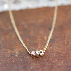 LILA Gold Tri Gold Necklace