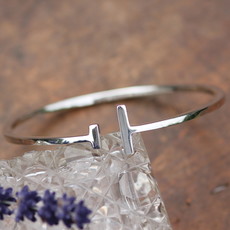 KENSINGTON Silver Scape Bangle