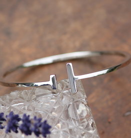KENSINGTON Silver Scape Bangle