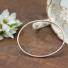 KENSINGTON Silver Elipse Bangle